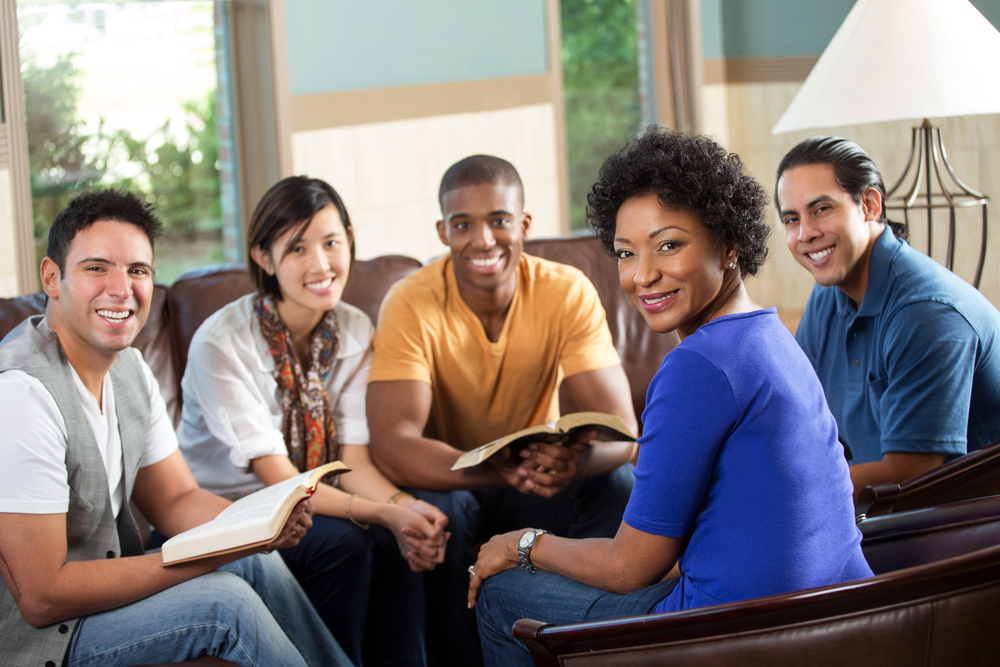 Bible study software open on a computer screen