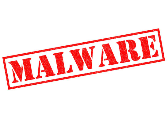 Shield icon over a laptop representing secure, malware-free software
